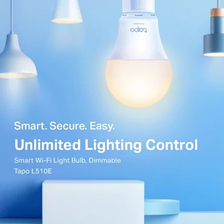 Kontrolsat - Lâmpada Inteligente Tapo L510E 2700K Wireless Smart Light Bulb - TP-Link - (2 Pack)
