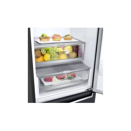 Kontrolsat - LG GBB72MCDGN Fridge Freezer (384L - Class D - Black) Kontrolsat - LG GBB72MCDGN Fridge Freezer (384L - Class D - Black)