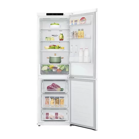 Kontrolsat - LG GBP61SWPGN Fridge Freezer (341L - Class D - White) Kontrolsat - LG GBP61SWPGN Fridge Freezer (341L - Class D - White)