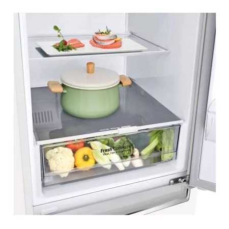Kontrolsat - LG GBP61SWPGN Fridge Freezer (341L - Class D - White) Kontrolsat - LG GBP61SWPGN Fridge Freezer (341L - Class D - White)