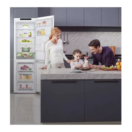 Kontrolsat - LG GBP61SWPGN Fridge Freezer (341L - Class D - White) Kontrolsat - LG GBP61SWPGN Fridge Freezer (341L - Class D - White)