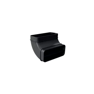Kontrolsat - Curva 90º Vertical Tubo Plano SIEMENS HZ9VDSB2 - 70cm, Preto