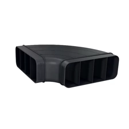 Kontrolsat - Curva 90º Horizontal SIEMENS HZ9VDSB1 - Para Tubo Plano, Preto Kontrolsat - Curva 90º Horizontal SIEMENS HZ9VDSB1 - Para Tubo Plano, Preto