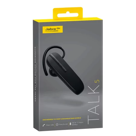 Kontrolsat - Jabra Talk 5 Headset - Bluetooth Smartphone - Black Kontrolsat - Jabra Talk 5 Headset - Bluetooth Smartphone - Black