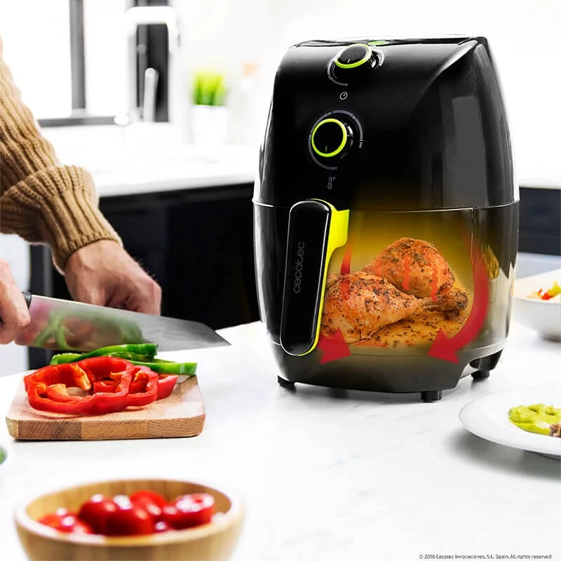 Kontrolsat - Cecofry - Fritadeira de ar quente Cecotec - 1.5L 900w