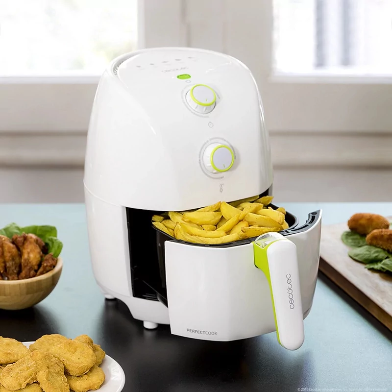 Kontrolsat - Cecofry - Fritadeira de ar quente Cecotec - 1.5L 900w Branca