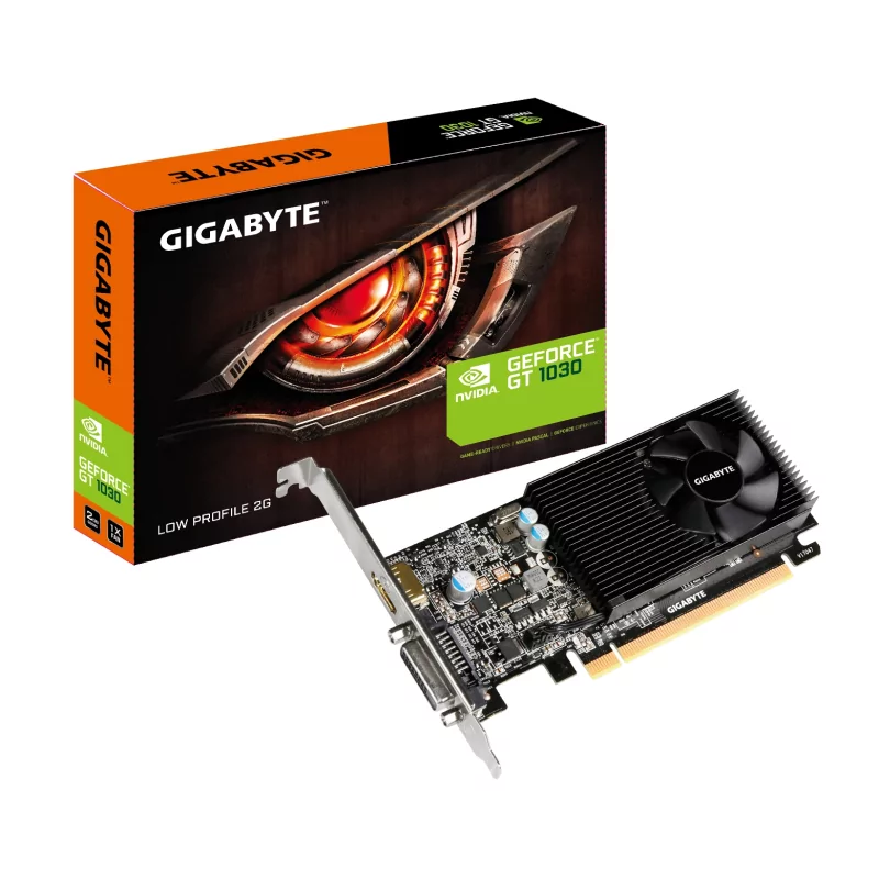 Kontrolsat - Placa De Vídeo Gigabyte Gt 1030 Low Profile 2gb Gddr5