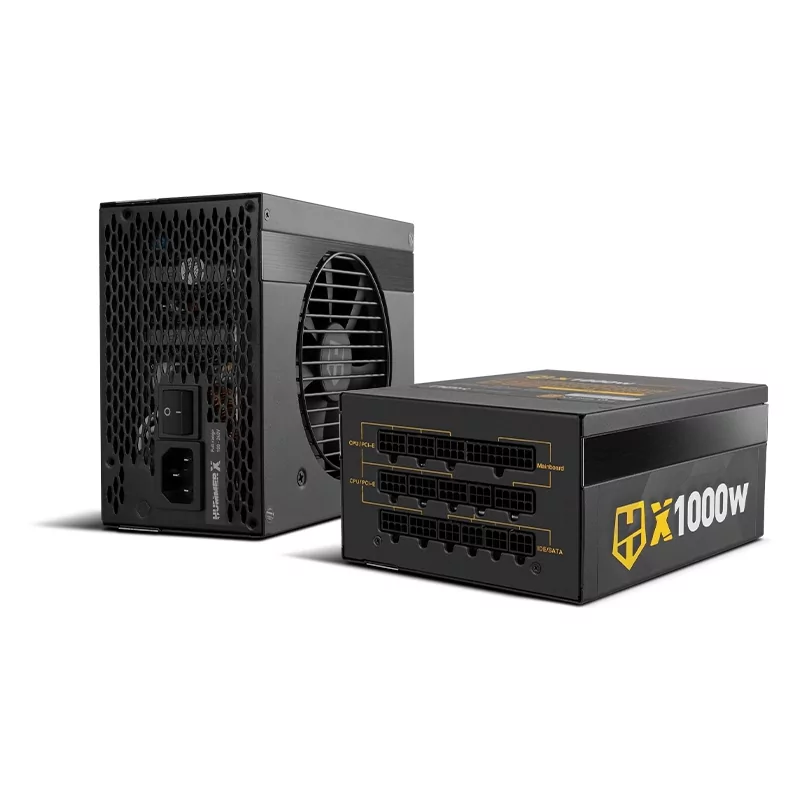 Kontrolsat - Fonte De Alimentação NOX Hummer X Gold Edition 1000W 80 Plus Gold Full Modular - NXHUMMERX1000WGD