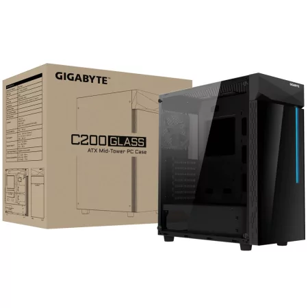 Kontrolsat - Torre Atx Gigabyte C200 Glass Kontrolsat - Torre Atx Gigabyte C200 Glass