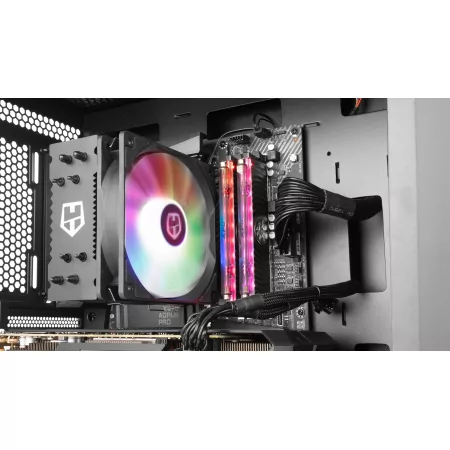 Kontrolsat - Cooler CPU Nox H-224 ARGB - NXHUMMERH224ARGB Kontrolsat - Cooler CPU Nox H-224 ARGB - NXHUMMERH224ARGB