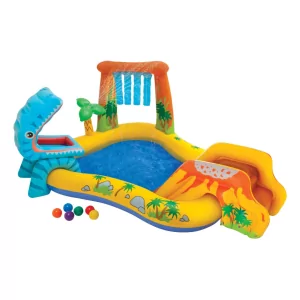 Kontrolsat - Piscina Insuflável Intex Ocean Play Center - 249x191x109cm