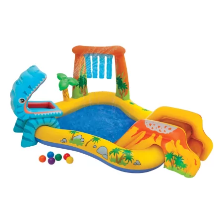 Kontrolsat - Piscina Insuflável Intex Ocean Play Center - 249x191x109cm