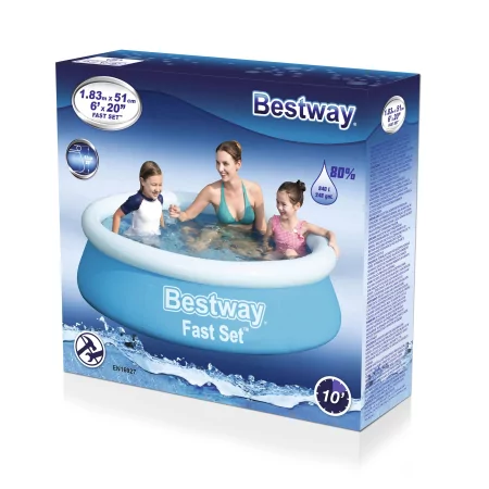 Kontrolsat - Piscina Insuflável Bestway Fast Set - 183x51cm - 940 L Kontrolsat - Piscina Insuflável Bestway Fast Set - 183x51cm - 940 L