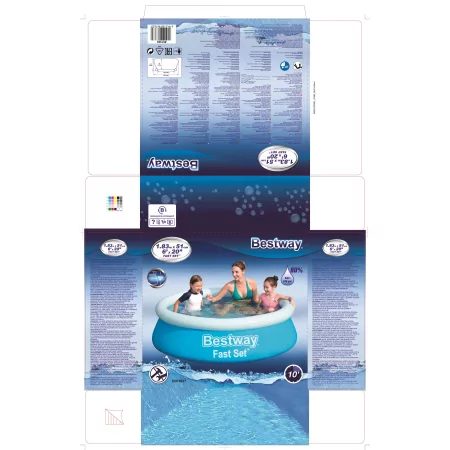 Kontrolsat - Piscina Insuflável Bestway Fast Set - 183x51cm - 940 L Kontrolsat - Piscina Insuflável Bestway Fast Set - 183x51cm - 940 L