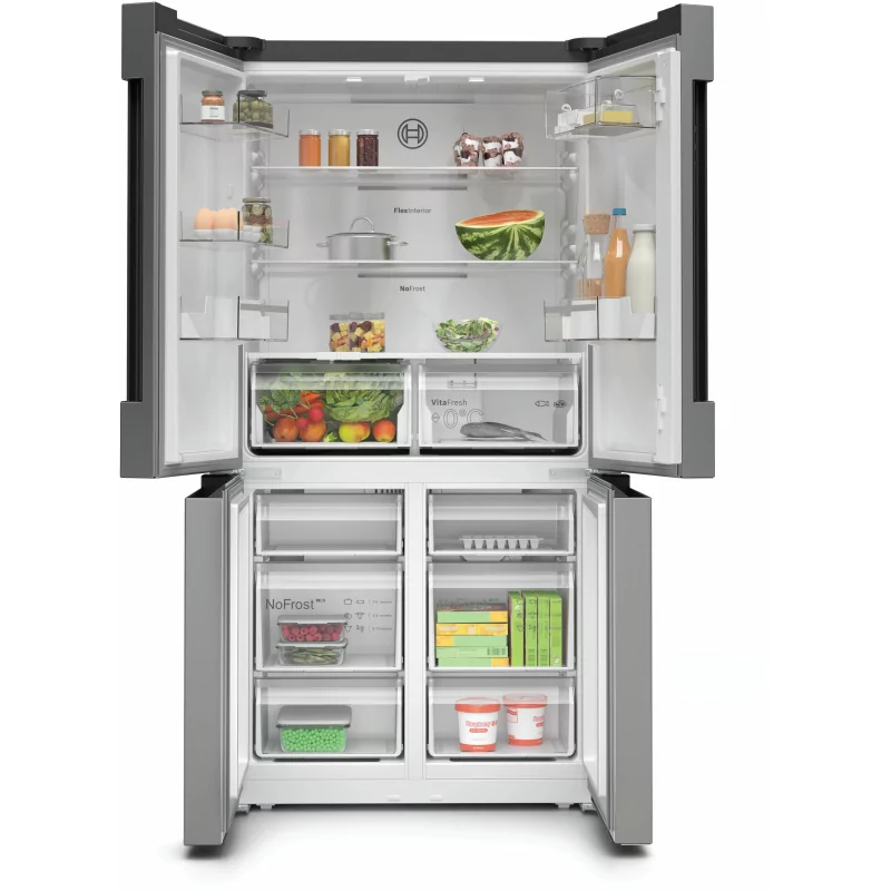 Kontrolsat - Frigorífico Americano Bosch KFN96VPEA (605L - Classe E - Inox)