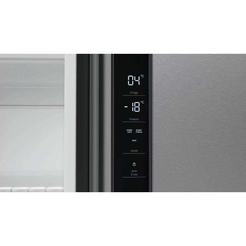 Kontrolsat - Frigorífico Americano Bosch KFN96VPEA (605L - Classe E - Inox)
