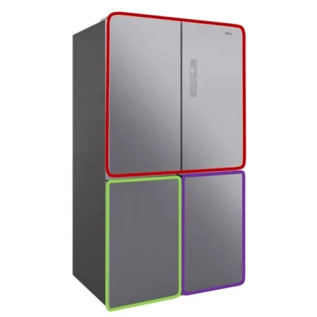 Kontrolsat - Teka RMF77920SS American Fridge Freezer (636L - Class E - Stainless Steel) Kontrolsat - Teka RMF77920SS American Fridge Freezer (636L - Class E - Stainless Steel)