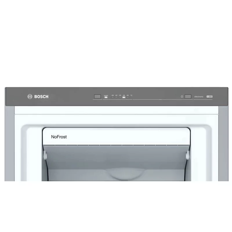 Kontrolsat - Bosch Vertical Freezer - 246L - Stainless Steel - GSN33VLEP (Series 4)
