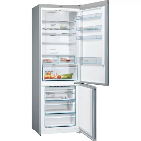 Kontrolsat - Bosch KGN49XIEA Fridge Freezer (438L - Class E - Inox) Kontrolsat - Bosch KGN49XIEA Fridge Freezer (438L - Class E - Inox)