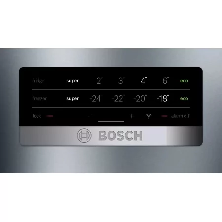 Kontrolsat - Bosch KGN49XIEA Fridge Freezer (438L - Class E - Inox) Kontrolsat - Bosch KGN49XIEA Fridge Freezer (438L - Class E - Inox)