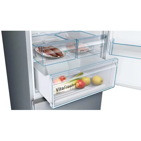 Kontrolsat - Bosch KGN49XIEA Fridge Freezer (438L - Class E - Inox) Kontrolsat - Bosch KGN49XIEA Fridge Freezer (438L - Class E - Inox)