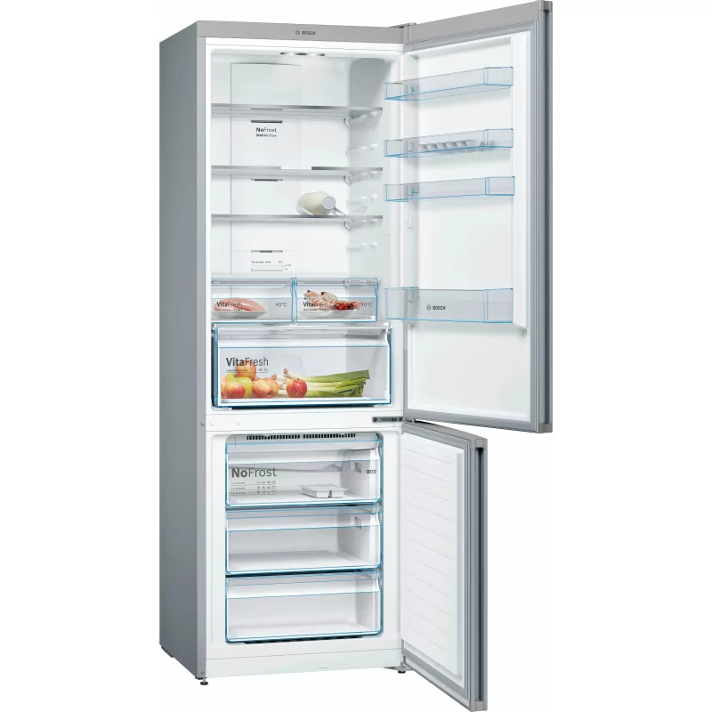 Kontrolsat - Combinado Bosch KGN49XLEA (438L - Classe E - Inox)