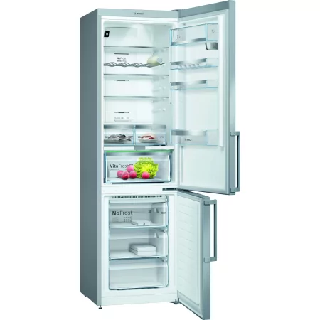 Kontrolsat - Bosch KGN39HIEP Fridge Freezer (368L - Class E - Inox) Kontrolsat - Bosch KGN39HIEP Fridge Freezer (368L - Class E - Inox)