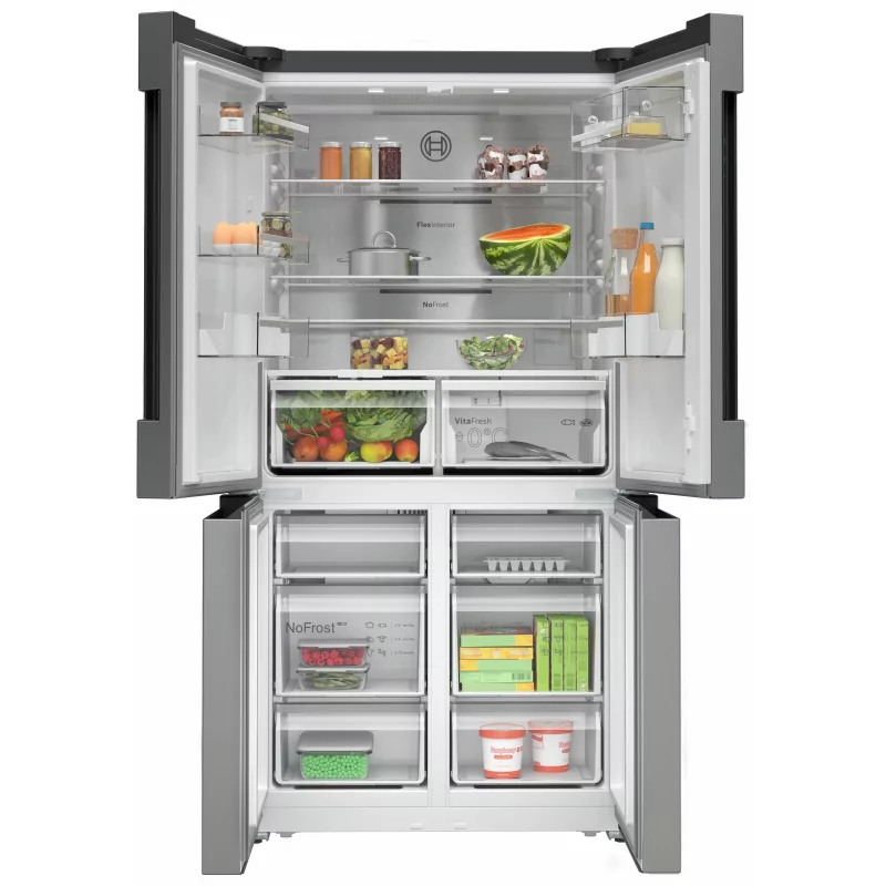 Kontrolsat - Bosch KFN96APEA American Fridge Freezer (605L - Class E - Stainless Steel)