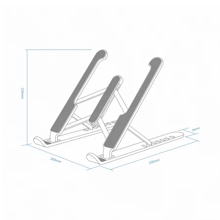 Kontrolsat - Soporte para portátil/tablet aisens lps1m-101/ gris oscuro Kontrolsat - Soporte para portátil/tablet aisens lps1m-101/ gris oscuro