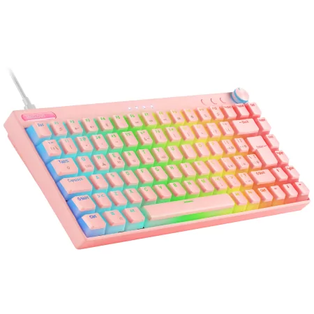 Kontrolsat - Teclado Mecânico Mars Gaming - Rosa - MKCLOUDPRES Kontrolsat - Teclado Mecânico Mars Gaming - Rosa - MKCLOUDPRES