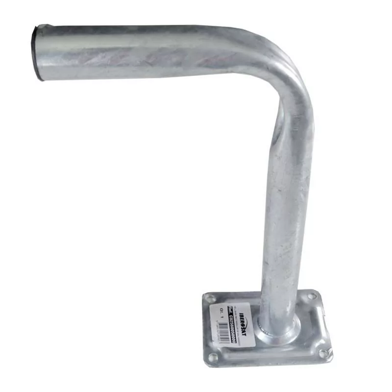 Pé Base Rectangular Iberosat C92560050000 - Alta Durabilidade Galvanizado, Gris