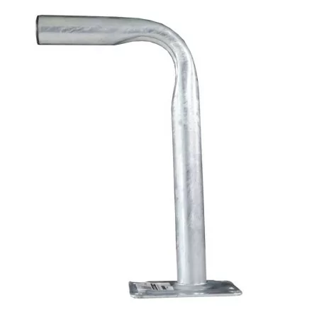 Iberosat Rectangular Base Foot C92560050000 - High Durability Galvanized, Grey
