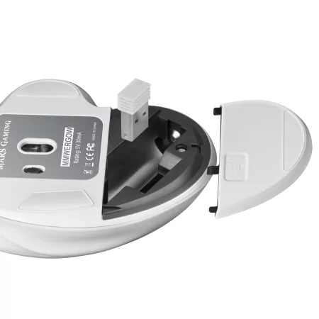 Kontrolsat - Ratón gaming inalámbrico mars gaming mmwergo/ hasta 3200 dpi/ blanco Kontrolsat - Ratón gaming inalámbrico mars gaming mmwergo/ hasta 3200 dpi/ blanco
