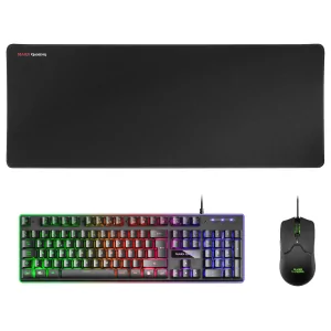 Kontrolsat - Keyboard + Mouse + Mars Gaming Mat - MARSMCPXBPT