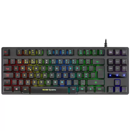 Kontrolsat - Mars Gaming Keyboard - H-Mech - RGB - Black - MKTKLPT Kontrolsat - Mars Gaming Keyboard - H-Mech - RGB - Black - MKTKLPT