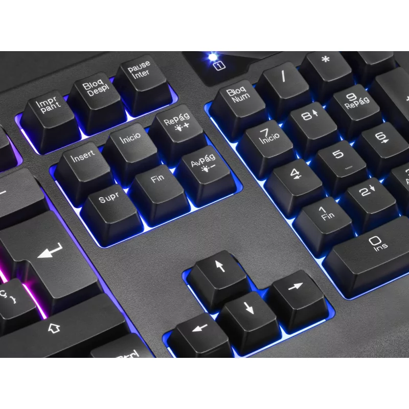 Kontrolsat - Keyboard + Mouse Mars Gaming - RGB - Black - MCP100