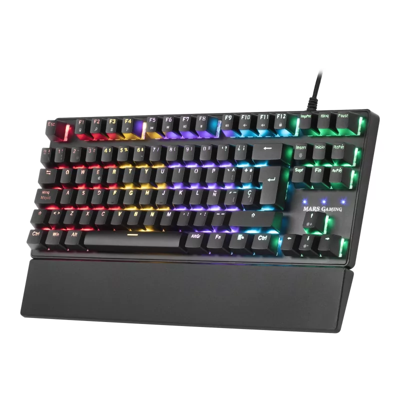 Kontrolsat - Teclado Mecânico Mars Gaming - RGB - Preto - MARSMKTKLBPT