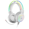 Auscultadores Mars Gaming - Com Microfone - RGB - Brancos - MHRGBW