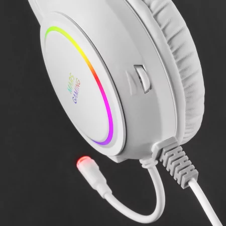 Kontrolsat - Auscultadores Mars Gaming - Com Microfone - RGB - Brancos - MHRGBW Kontrolsat - Auscultadores Mars Gaming - Com Microfone - RGB - Brancos - MHRGBW
