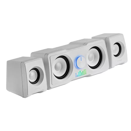 Kontrolsat - Colunas de Som Mars Gaming - 35W - Brancas - MS22 Kontrolsat - Colunas de Som Mars Gaming - 35W - Brancas - MS22