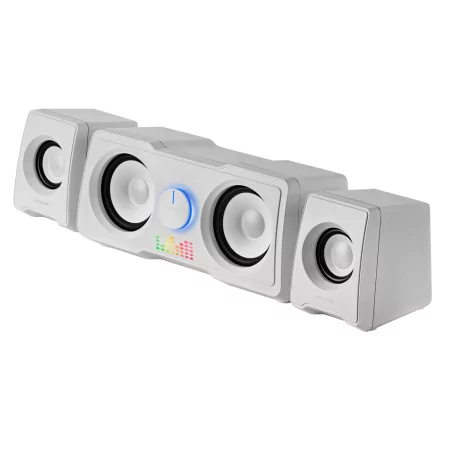 Kontrolsat - Colunas de Som Mars Gaming - 35W - Brancas - MS22 Kontrolsat - Colunas de Som Mars Gaming - 35W - Brancas - MS22