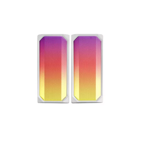 Kontrolsat - Colunas Mars Gaming - 15 W - Bluetooth - RGB - Brancas - MSRGBW Kontrolsat - Colunas Mars Gaming - 15 W - Bluetooth - RGB - Brancas - MSRGBW