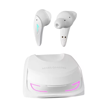Kontrolsat - Auriculares Mars Gaming - Wireless - Bluetooth - RGB - Brancos - MHIULTRA