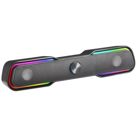 Kontrolsat - Soundbar Mars Gaming - 10W - RGB - Bluetooth - Preta - MSBXW