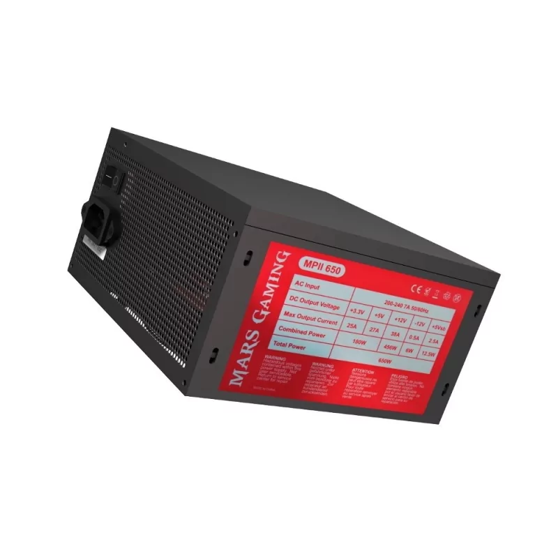 Kontrolsat - Fonte de Alimentação Mars Gaming - 650W - 230V - MPII650