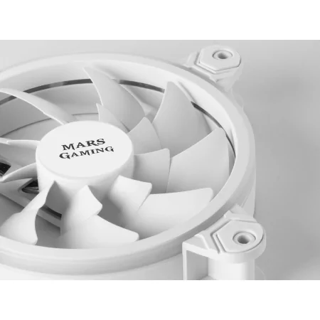 Kontrolsat - Mars Gaming Fans - RGB - White - 3 Units - MFXKIT - White Kontrolsat - Mars Gaming Fans - RGB - White - 3 Units - MFXKIT - White