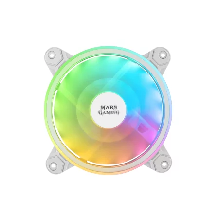Kontrolsat - Ventoinhas Mars Gaming - RGB - Branca - 3 Unidades - MFXKIT - Branco Kontrolsat - Ventoinhas Mars Gaming - RGB - Branca - 3 Unidades - MFXKIT - Branco