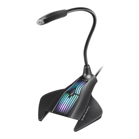 Kontrolsat - Microfone Mars Gaming - RGB - Preto - MMIC Kontrolsat - Microfone Mars Gaming - RGB - Preto - MMIC