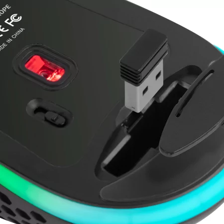 Kontrolsat - Rato Mars Gaming - Wireless - RGB - Preto - MMW3 Kontrolsat - Rato Mars Gaming - Wireless - RGB - Preto - MMW3