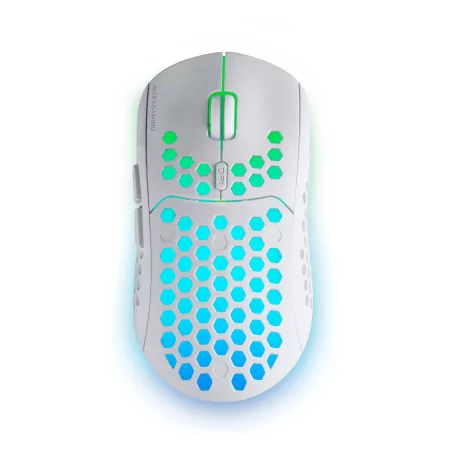 Kontrolsat - Rato Mars Gaming - Wireless - RGB - Branco - MMW3 Kontrolsat - Rato Mars Gaming - Wireless - RGB - Branco - MMW3